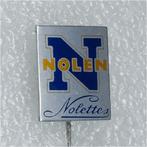 SP1481 Speldje Nolen Nolettes blauw-geel, Collections, Broches, Pins & Badges, Utilisé, Enlèvement ou Envoi