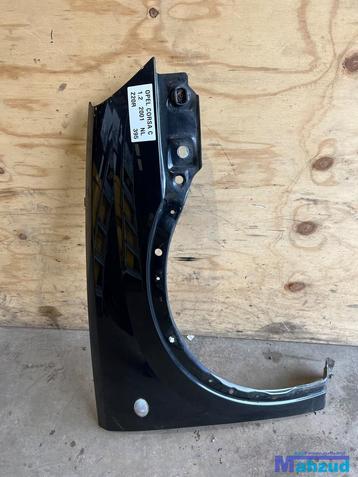 OPEL CORSA C Zwart Z20R rechts voorscherm 2000-2004 beschikbaar voor biedingen
