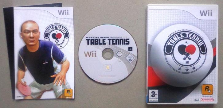 Table Tennis voor de Nintendo Wii Compleet, Games en Spelcomputers, Games | Nintendo Wii, Zo goed als nieuw, Ophalen of Verzenden