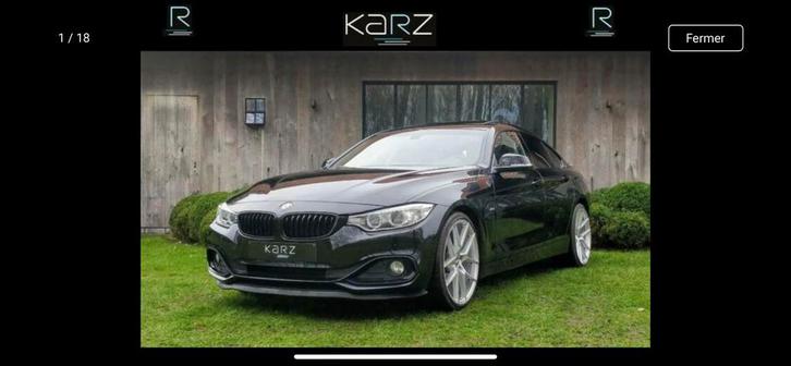 BMW 420d F36- 2016 zwarte sportafwerking, Auto's, BMW, Particulier, 4 Reeks Gran Coupé, ABS, Airbags, Airconditioning, Apple Carplay