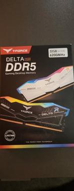 T-Force Delta RGB DDR5 32GB, Informatique & Logiciels, Mémoire RAM, Desktop, 32 GB, DDR5, Enlèvement ou Envoi