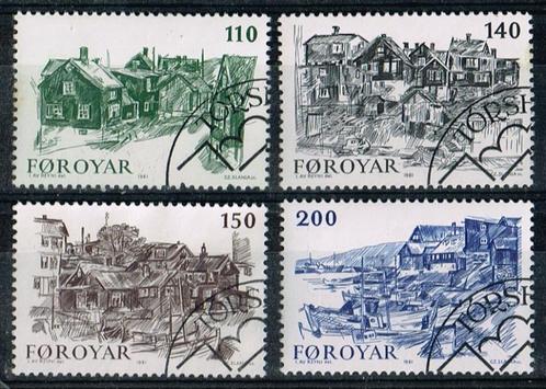 Postzegels uit de Faeroer - K 3801 - oud Thorshavn, Timbres & Monnaies, Timbres | Europe | Scandinavie, Affranchi, Danemark, Enlèvement ou Envoi