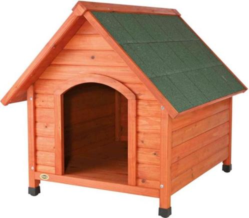 Nouveau chalet Natura pour chien avec toit en forme de selle, Animaux & Accessoires, Maisons pour chiens, Neuf, Niche à chien