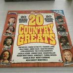 Langspeelplaat 20 country greats, Cd's en Dvd's, Vinyl | Country en Western, Ophalen of Verzenden