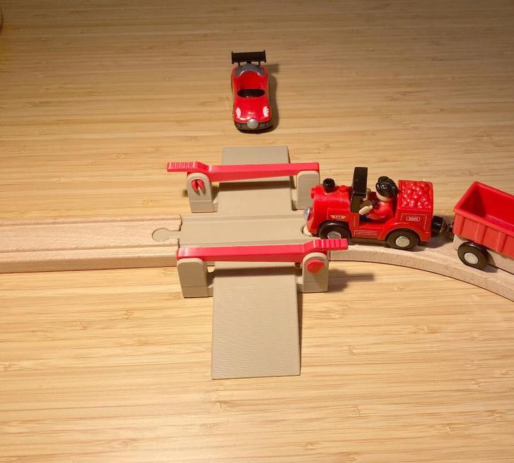 Passage à niveau pour train ikea lillabo, Brio ou autres., Enfants & Bébés, Jouets | Circuits, Neuf, Pièces, Manuelle, Autres marques