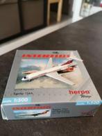 Herpa Tupolev 134a Interflug 1/500., Collections, Aviation, Comme neuf, Modèle réduit, Enlèvement