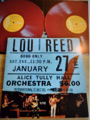 2 LP: LOU REED LIVE ALICE TULLY HALL 1973 (nieuwstaat) RSD beschikbaar voor biedingen