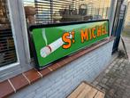 St. MICHEL emaille reclamebord 1949, Ophalen, Gebruikt, Reclamebord