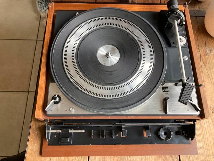 Dual 1219 Gereviseerd full auto GOEDE STAAT met SHURE CELL, Audio, Tv en Foto, Platenspelers, Refurbished, Platenspeler, Dual