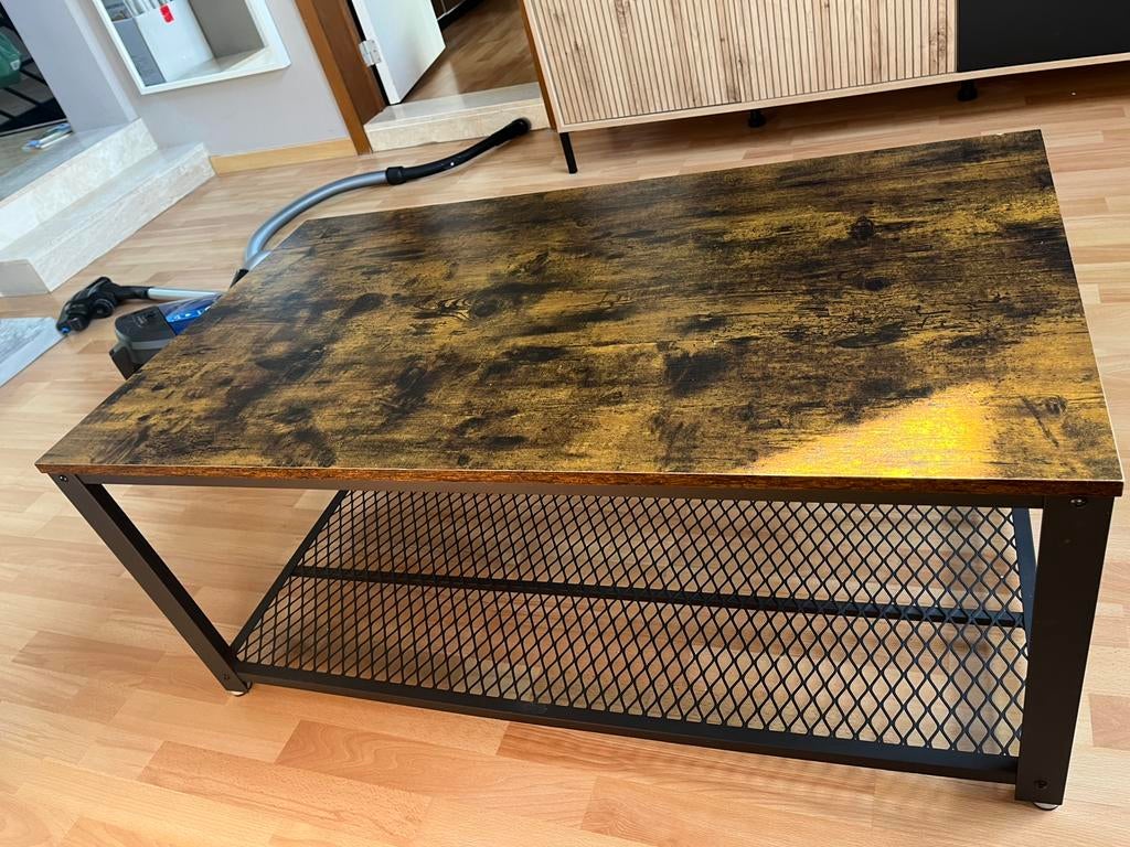 Table basse de salon, Métal, 100 à 150 cm, Moins de 50 cm, Enlèvement