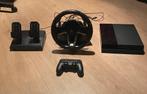 Playstation 4 + 1 controller + Racestuur Set, Games en Spelcomputers, Spelcomputers | Sony Consoles | Accessoires, Ophalen, Gebruikt