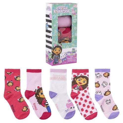 Gabby's Poppenhuis Sokken - 5 paar, Enfants & Bébés, Vêtements enfant | Chaussures & Chaussettes, Neuf, Chaussettes, Fille, Enlèvement ou Envoi