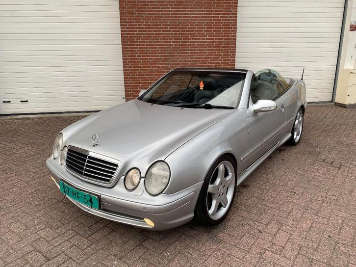 MERCEDES CLK 320 CABRIO AMG PAKKET BJ 98 /COMPLEET AMG UITGV, Auto's, Mercedes-Benz, Bedrijf, CLK, Climate control, Automaat, Leder
