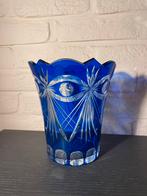 Vase Val Saint Lambert bleu cobalt, Antiquités & Art, Enlèvement ou Envoi