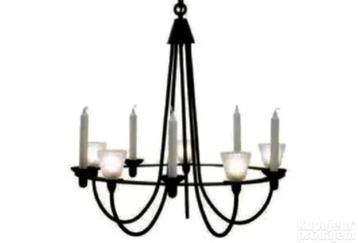 LERDAL landelijke kroonluchter - hanglamp <<GRATIS>> beschikbaar voor biedingen