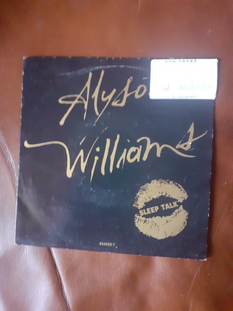 45T Alyson Williams : Sleep talk, Enlèvement ou Envoi