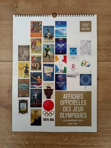 Kalender 2024 - Affiches Olympische Spelen beschikbaar voor biedingen