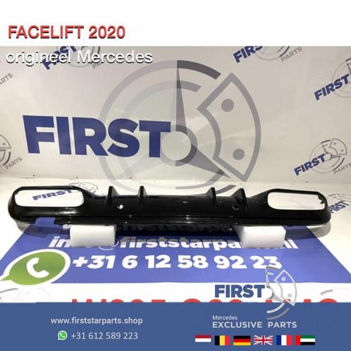 W205 C63 AMG ACHTERBUMPER DIFFUSER FACELIFT 2021 ZWART origi, Auto-onderdelen, Overige Auto-onderdelen