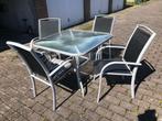 Tuinmeubels, Tuin en Terras, Tuinstoelen, Ophalen, Zo goed als nieuw, Metaal, Stapelbaar