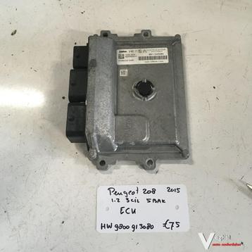 Peugeot 208 1.2 3 cil 5bak 5drs 2015 ECU beschikbaar voor biedingen
