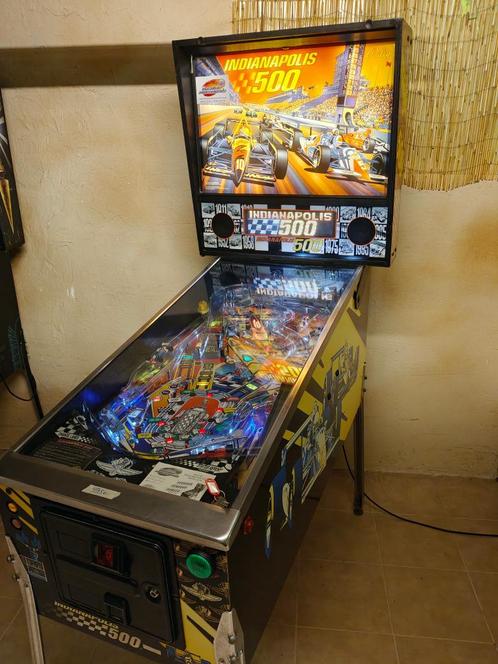 Flipperkast Indianapolis 500, Verzamelen, Automaten | Flipperkasten, Gebruikt, Dot-matrix, Flipperkast, Bally, Ophalen