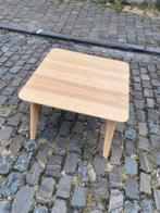 Vierkante houten salontafel, Ophalen, 50 tot 100 cm, Vierkant, Scandinavisch