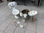 Porcelaine de Paris Toilet & Wastafel Set - Antiek Porselein, Antiek en Kunst, Ophalen