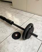 halterstang van 20 kg en schijf in totaal | DECATHLON, Ophalen, Zo goed als nieuw, Benen, Halterstangen