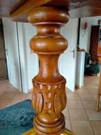 Oude ronde houten tafel diameter 63 cm hoogte 74 cm, Ophalen