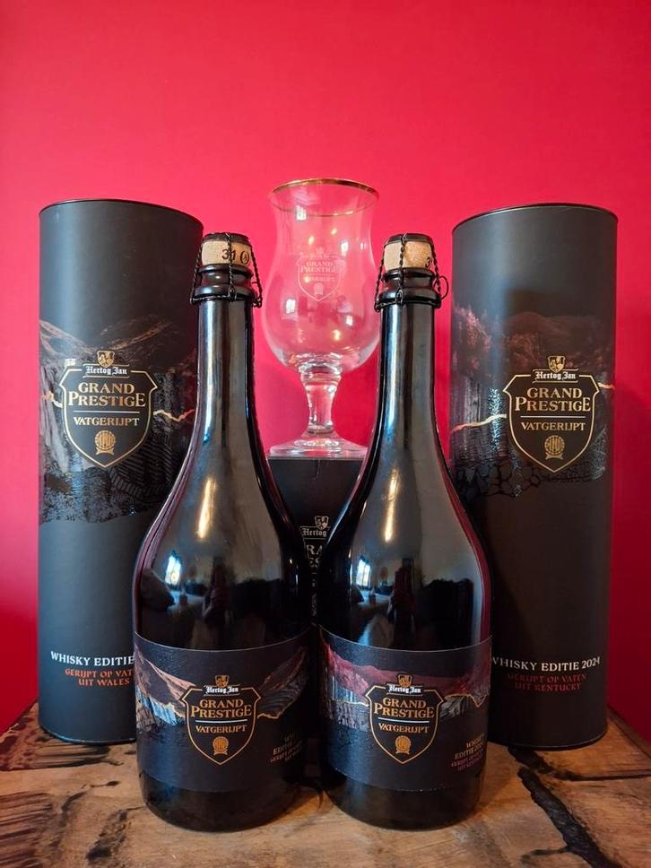 Hertog Jan Grand Prestige Vatgerijpt Whisky Wales & Kentucky, Verzamelen, Wijnen, Nieuw, Ophalen