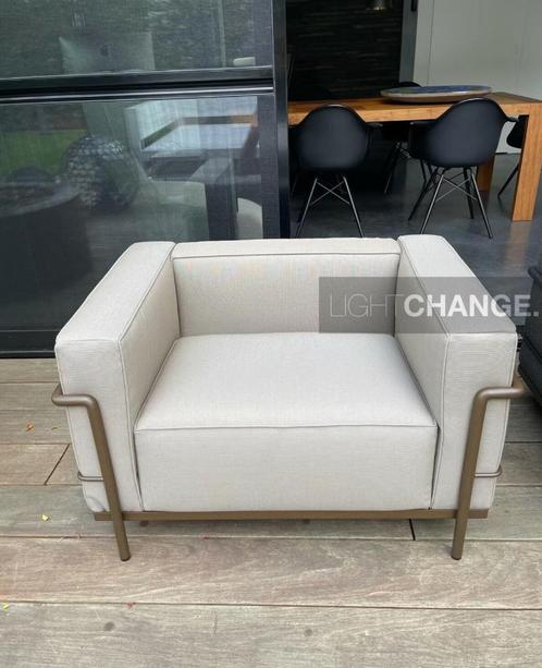 Cassina LC3 Outdoor High-end tuinstoelen fauteuils NIEUW, Tuin en Terras, Tuinsets en Loungesets, Nieuw, Loungeset, Stoel, Ophalen