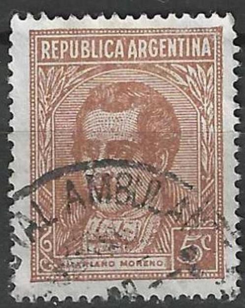 Argentinie 1935/1936 - Yvert 368 - Mariano Moreno (ST), Timbres & Monnaies, Timbres | Amérique, Affranchi, Envoi