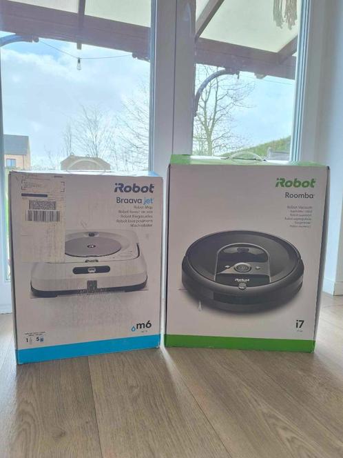 Roomba i7 + Braava Jet m6 combo robotstofzuiger en -dweil, Elektronische apparatuur, Overige elektronische apparatuur, Gebruikt