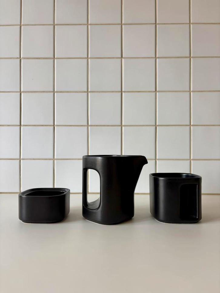 Service à thé “Square” - Makio hasuike pour Laveno, Antiek en Kunst, Kunst | Designobjecten, Ophalen of Verzenden