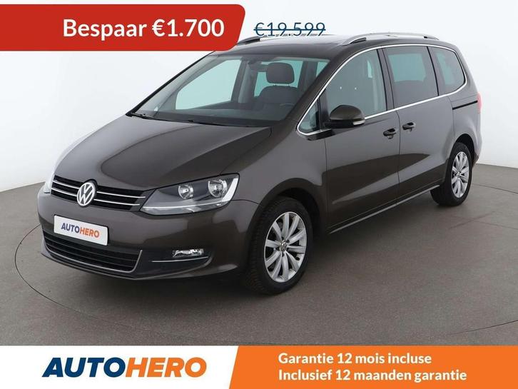 Volkswagen Sharan 2.0 TDI Highline BlueMotion (bj 2017), Auto's, Volkswagen, Te koop, Sharan, ABS, Adaptive Cruise Control, Airbags
