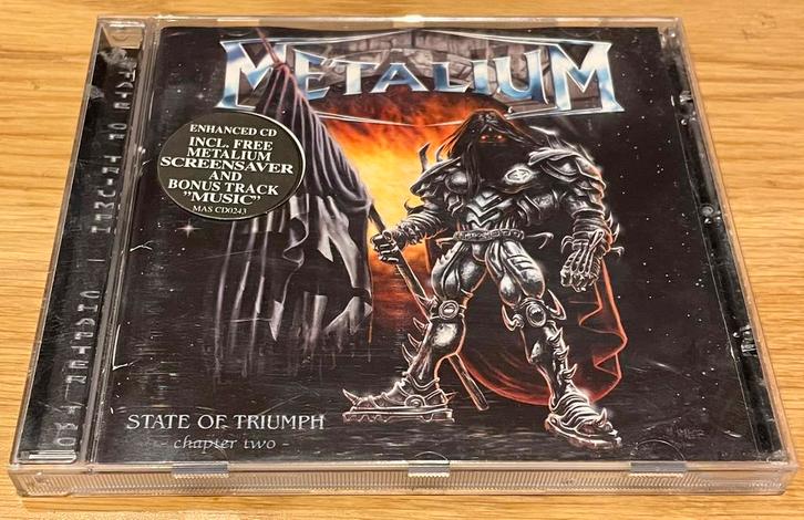 Metalium - State of Triumph Chapter Two - enhanced cd, Cd's en Dvd's, Cd's | Hardrock en Metal, Zo goed als nieuw, Ophalen