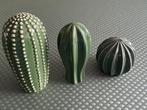 3 keramieken cactussen, Ophalen of Verzenden