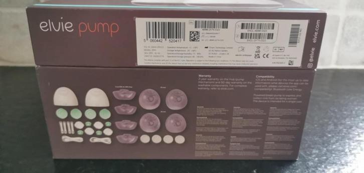 DRAADLOZE BORSTKOLF ELVIE, Kinderen en Baby's, Babyvoeding en Toebehoren, Gebruikt, Borstkolf, Ophalen of Verzenden