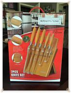 ROYALTY LINE - ENSEMBLE COUTEAUX CUISINE NEUF (7 pièces), Ophalen of Verzenden, Nieuw, Vaatwasserbestendig