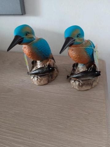 2 boekensteunen ijsvogels beschikbaar voor biedingen