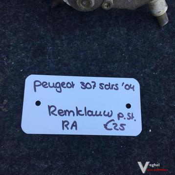 Peugeot 307 Sw 2.0 16v 2005 2500185  Remklauw Rechtsachter o beschikbaar voor biedingen