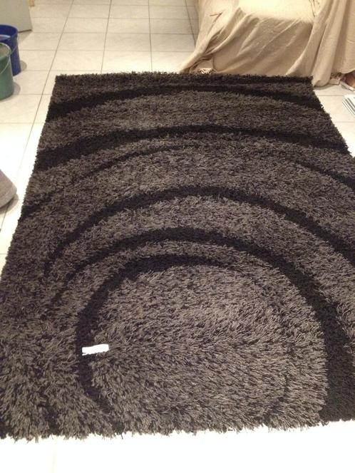 Nieuw hoogpolig tapijt handmade - 165x230cm, Huis en Inrichting, Stoffering | Tapijten en Vloerkleden, Nieuw, Rechthoekig, Grijs