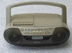 Stereo Radio - CD - Cassette Recorder  SONY Model CFD-S05, Ophalen of Verzenden, Zo goed als nieuw, Radio, Met cd-speler