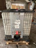 IBC container 1000+ L, Tuin en Terras, Regentonnen, Ophalen, Gebruikt, Kunststof, Met kraantje