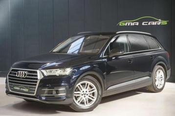 Audi Q7 3.0 TDi V6 ultra Quattro Aut.-Nav-Leder-Garantie, Auto's, Audi, Automaat, Gebruikt, Blauw, Bedrijf
