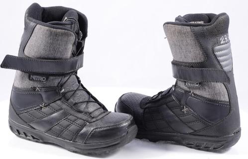37 EU kinder snowboard schoenen NITRO REVERB YOUTH QLS, Sport en Fitness, Snowboarden, Gebruikt, Schoenen, Verzenden