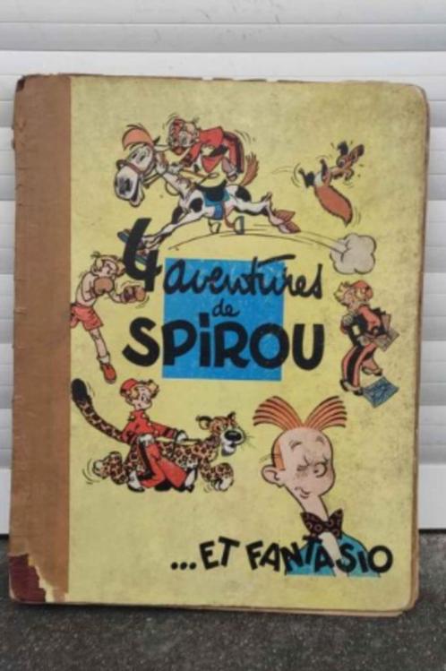 Les 4 aventures de spirou 1950, Boeken, Stripverhalen, Ophalen of Verzenden