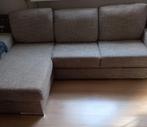 Hoeksalon die ook naar bed kan gemaakt worden ,,, Huis en Inrichting, Ophalen, Hoeksalon stof, 300 cm of meer, Zo goed als nieuw