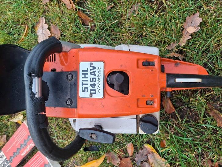 Kettingzaag Stihl 045av electronic, Doe-het-zelf en Bouw, Gereedschap | Zaagmachines, Gebruikt, Kettingzaag, Ophalen