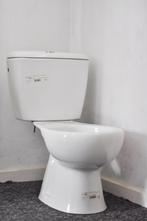 WC en état neuf + siège de toilette en bois/blanc, Pierre, Toilettes, Enlèvement, Neuf